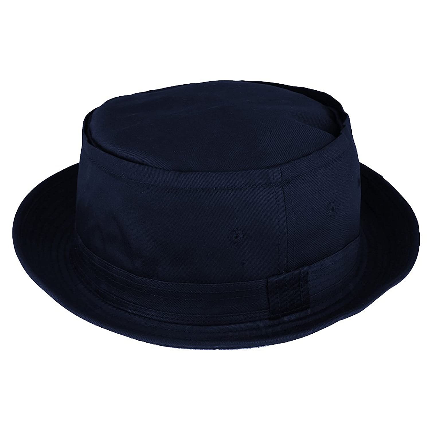 Armycrew Cotton Twill Fisherman Roll Up Bucket Hat with Stripe Band