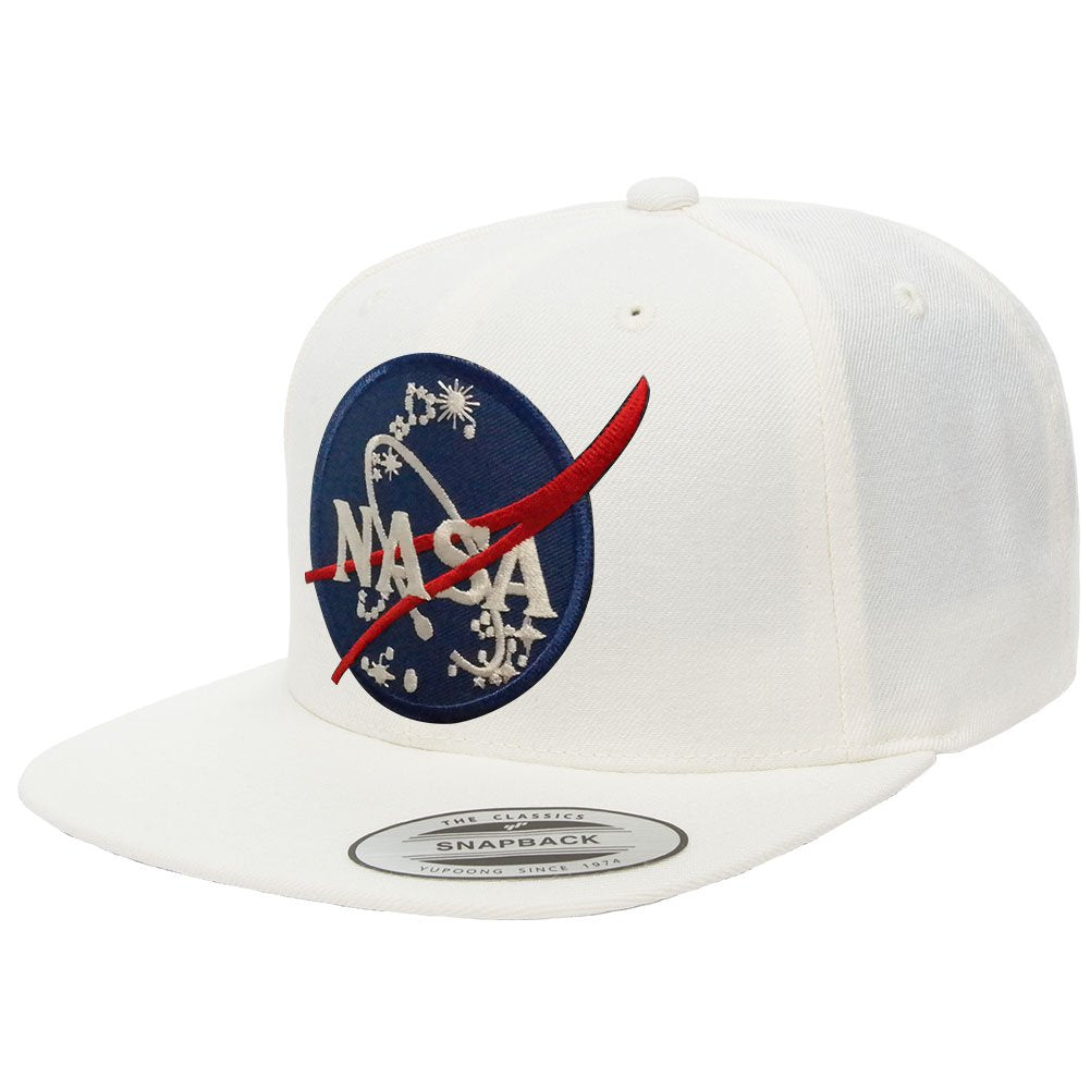 Flexfit Original Premium Classic Snapback with NASA Insignia Patch - Black