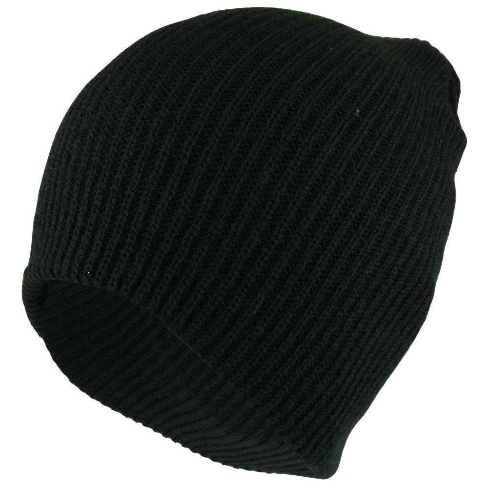 Armycrew Super Soft Acrylic Knit Plain Slouch Solid Color Beanie Hat
