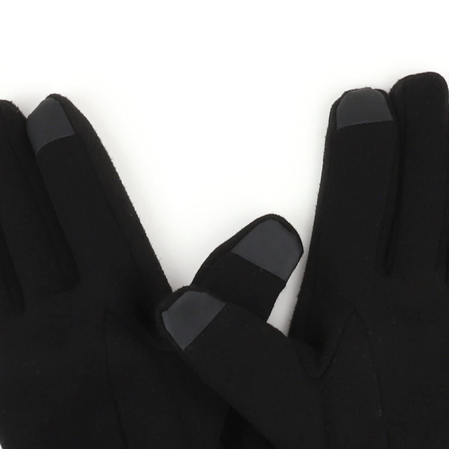 Armycrew Smartphone Touchscreen Ladies Texting Fingers Rose Embroidered Gloves