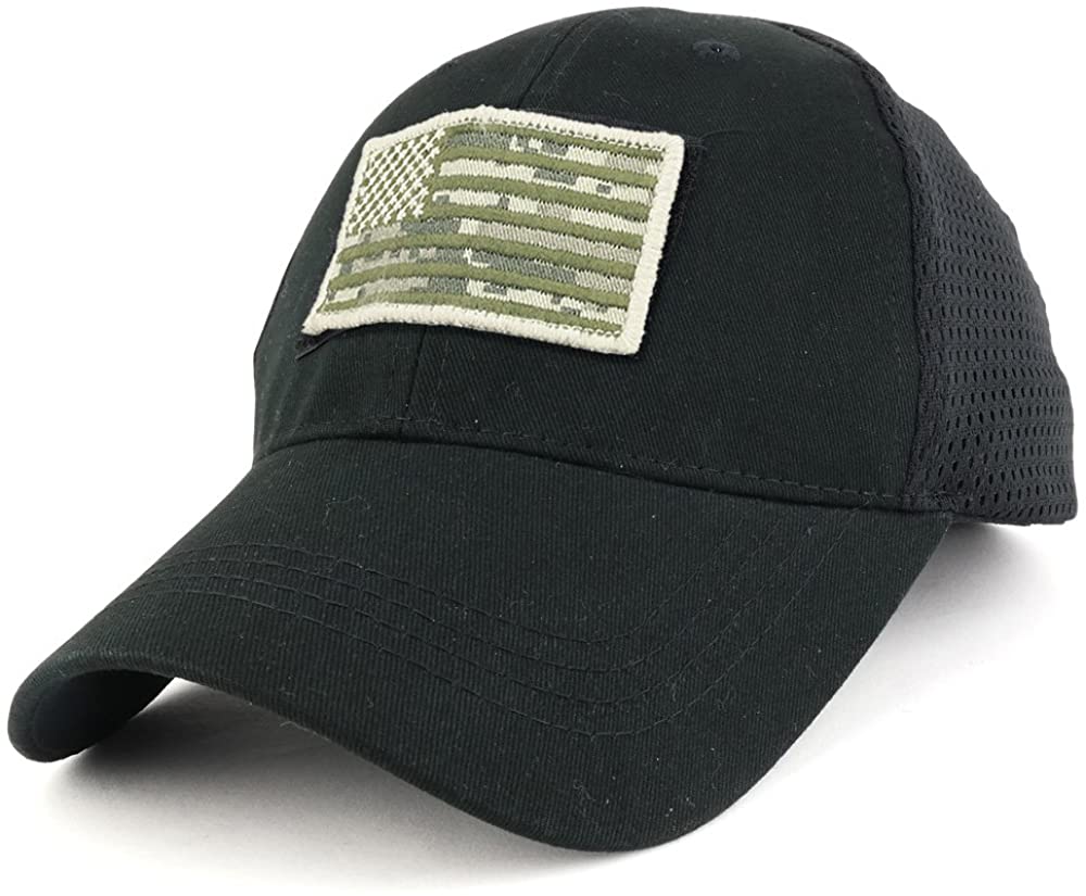 Armycrew USA ACU Flag Tactical Patch Cotton Adjustable Trucker Cap