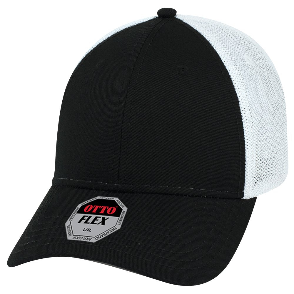 Armycrew Low Profile Flex Fitting Mesh Back Trucker Cap