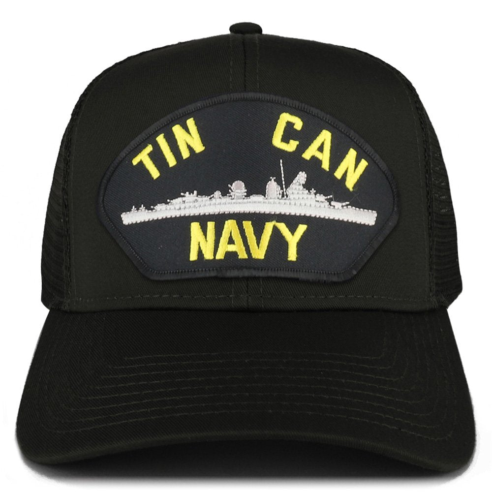 Armycrew XXL Oversize Tin Can Navy Submarine Large Patch Mesh Back Trucker Cap