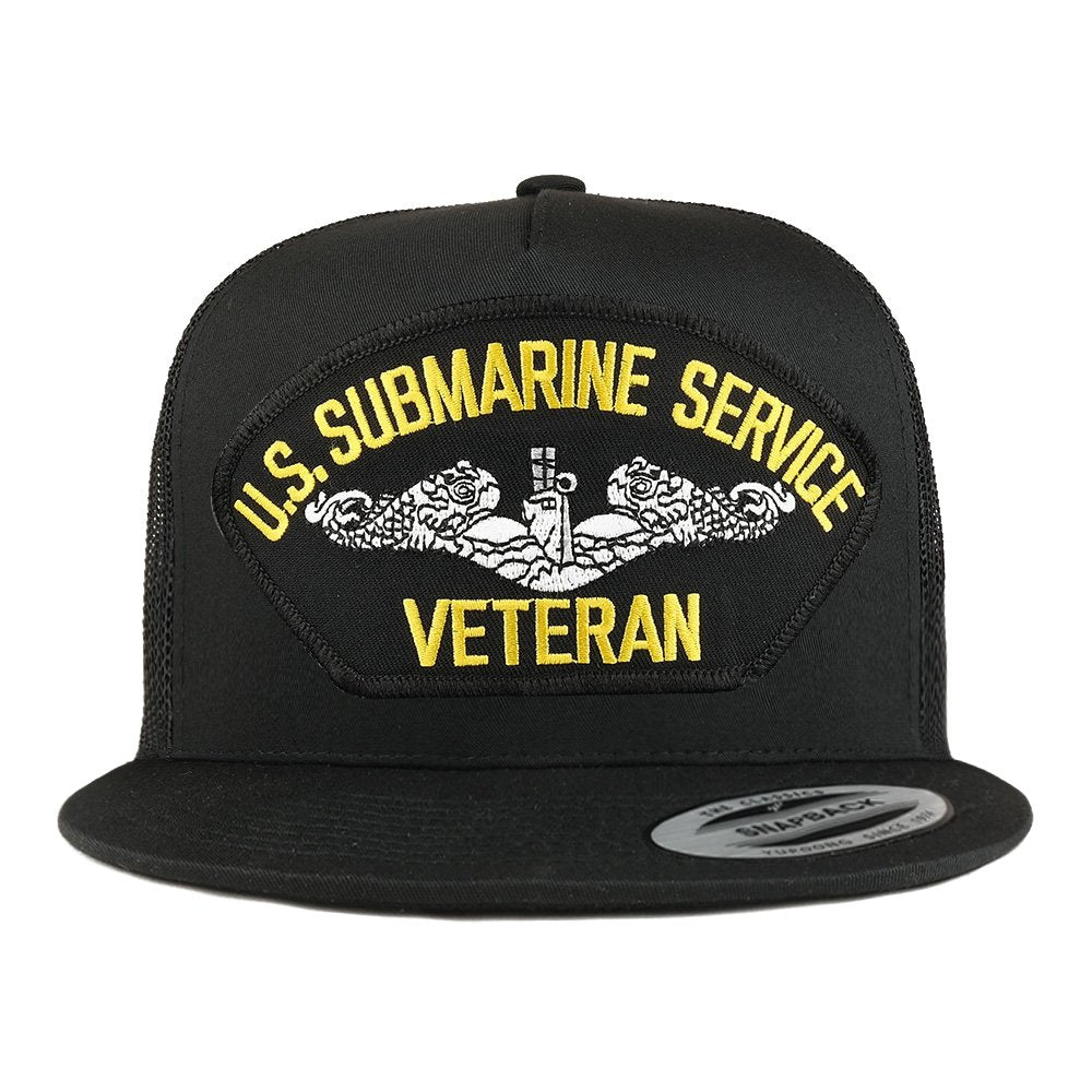 Armycrew 5 Panel US Submarine Service Veteran Patch Flatbill Mesh Snapback