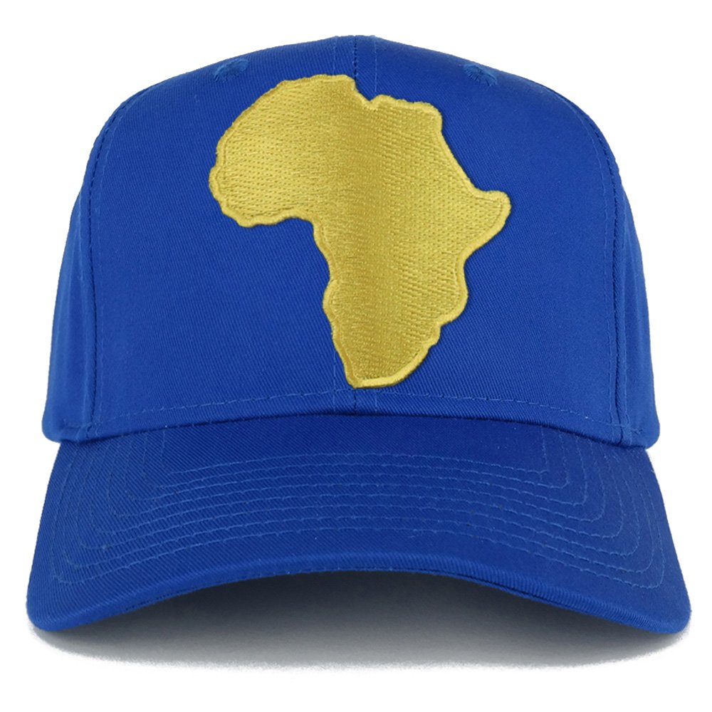 Armycrew Golden Africa Continent Map Patch Snapback Baseball Cap