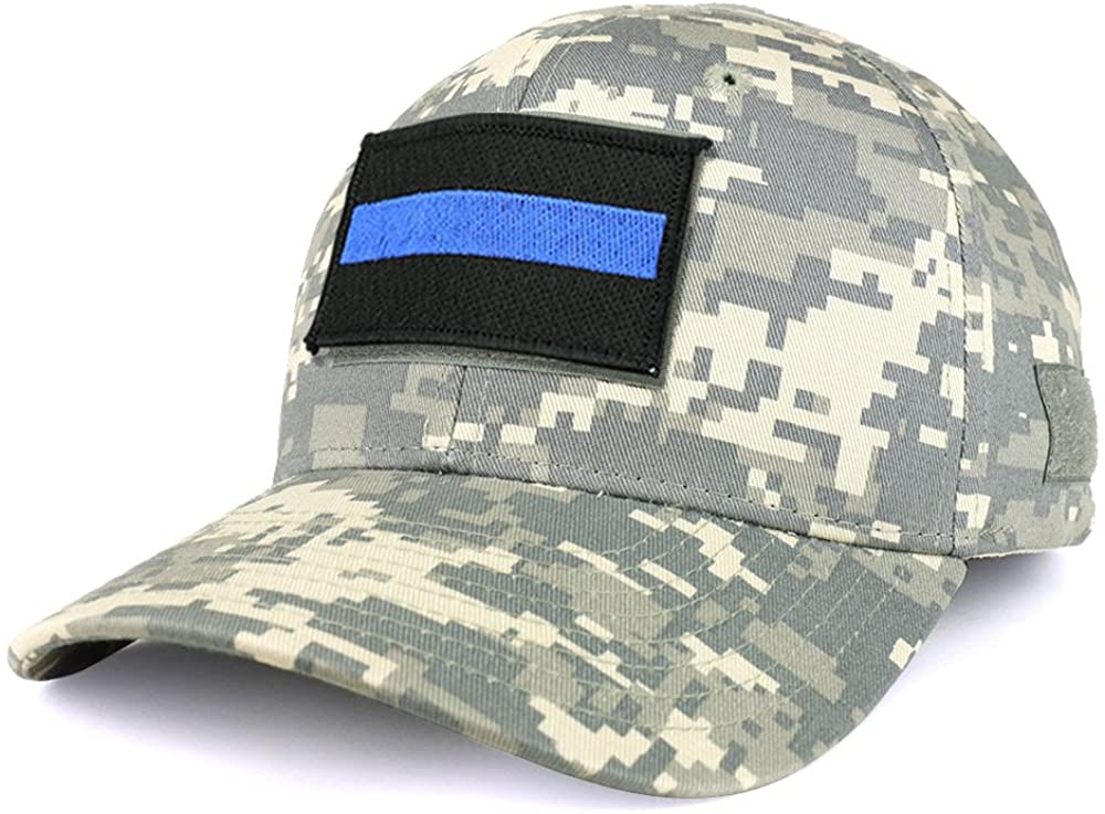 Armycrew USA One Thin Blue Flag Tactical Patch Structured Operator Baseball Cap
