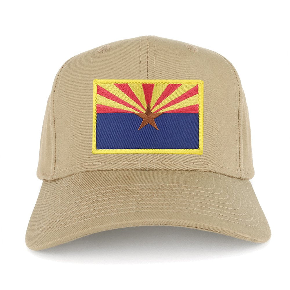 Arizona Home State Flag Embroidered Iron on Patch Adjustable Baseball Cap