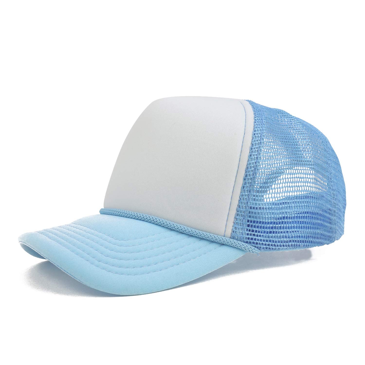 Armycrew Kid's Two Tone 5 Panel Structured Foam Mesh Trucker Cap