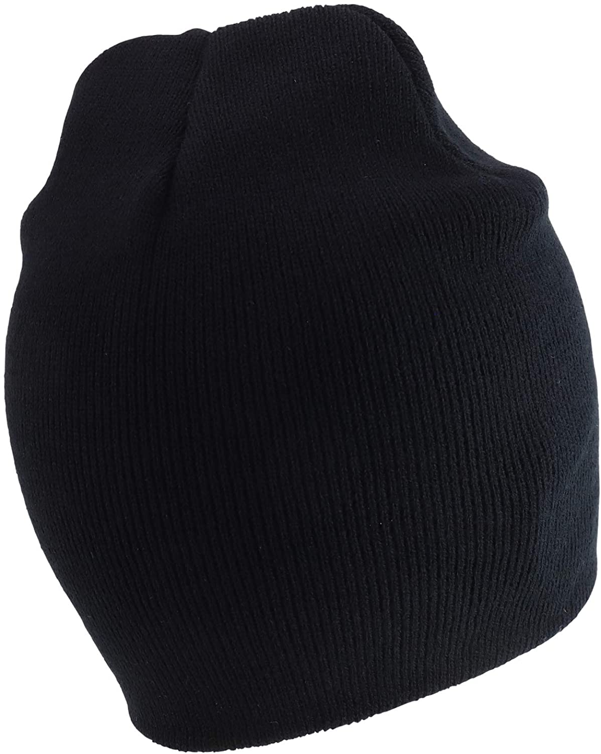 Rapid Dominance USA Subdued Grey American Flag Embroidered Short Beanie Hat