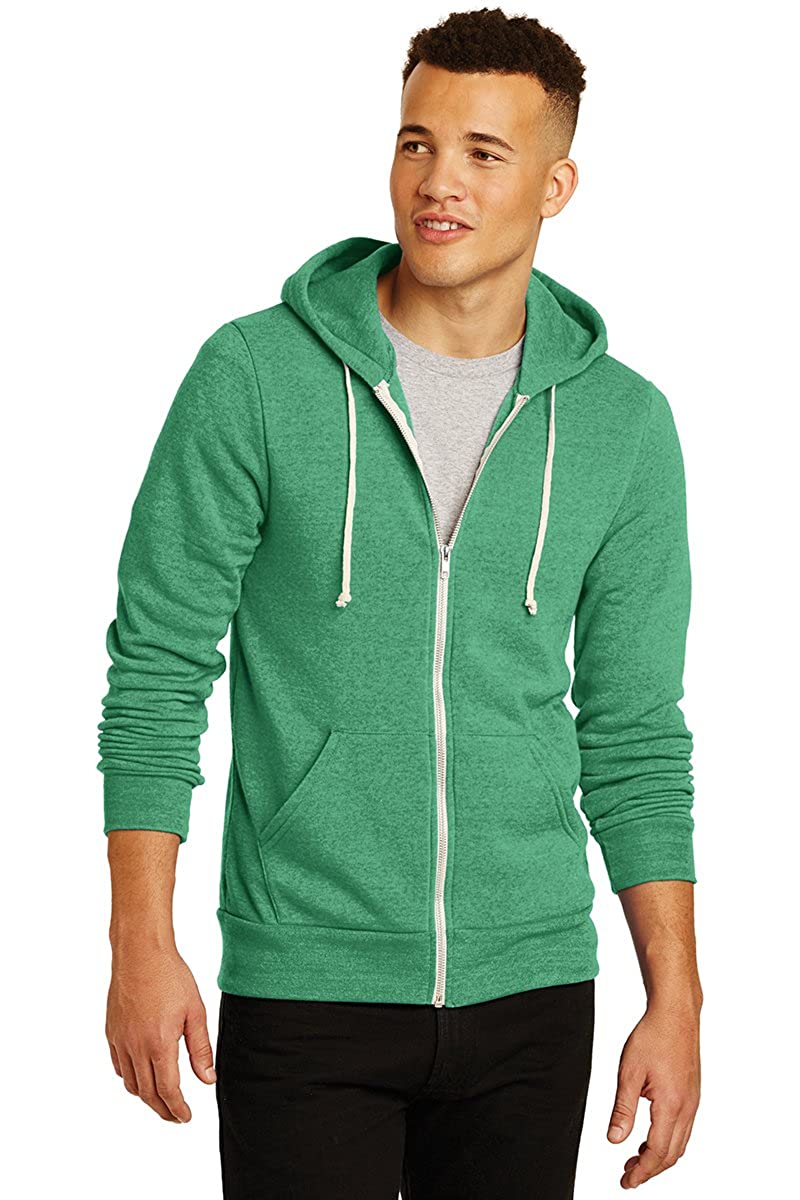 Men's Warm Lightweight Eco-Fleece Zip Up Hoodie