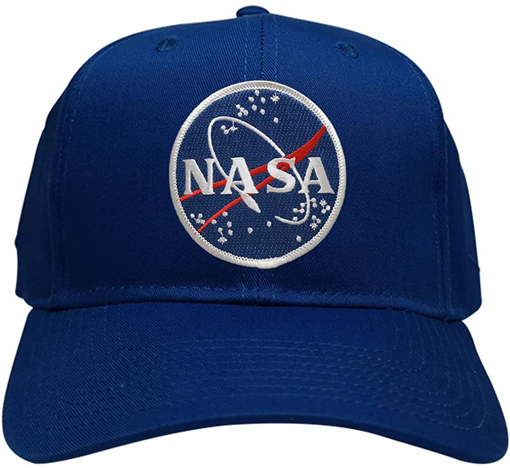 NASA Space Meatball Embroidered Iron On Logo Patch Snapback Cap