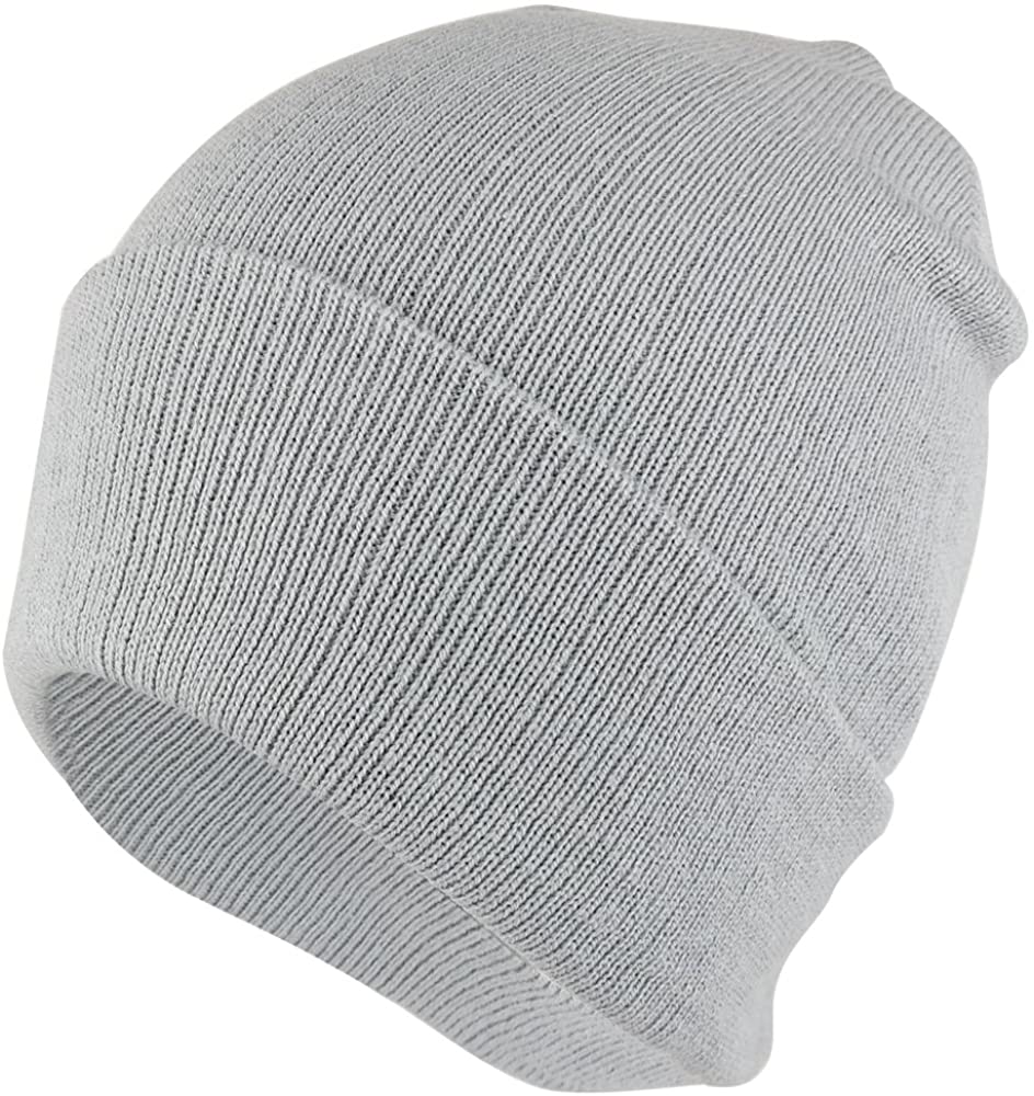 Superior Cotton Blend Knit Long Cuff Winter Beanie Hat