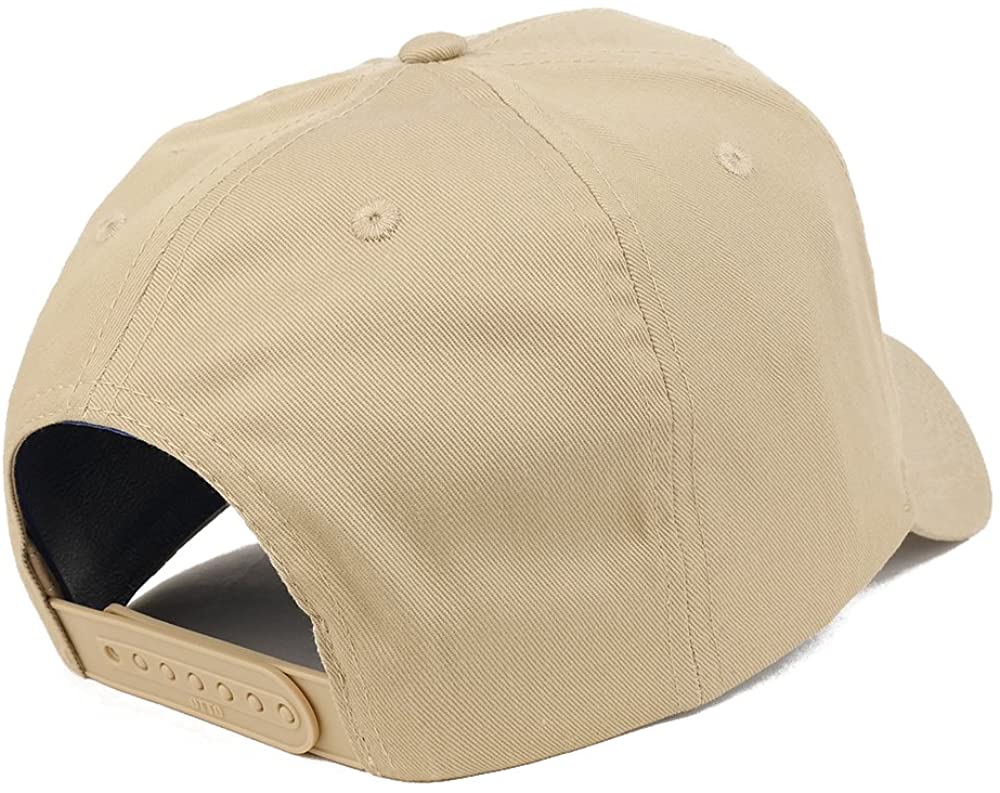 Armycrew XXL Oversize New Arizona State Flag Patch Adjustable Baseball Cap - Khaki