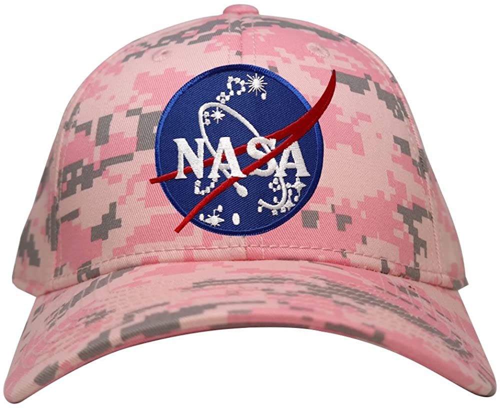 Low Profile NASA Insignia Logo Patch Camo Cap