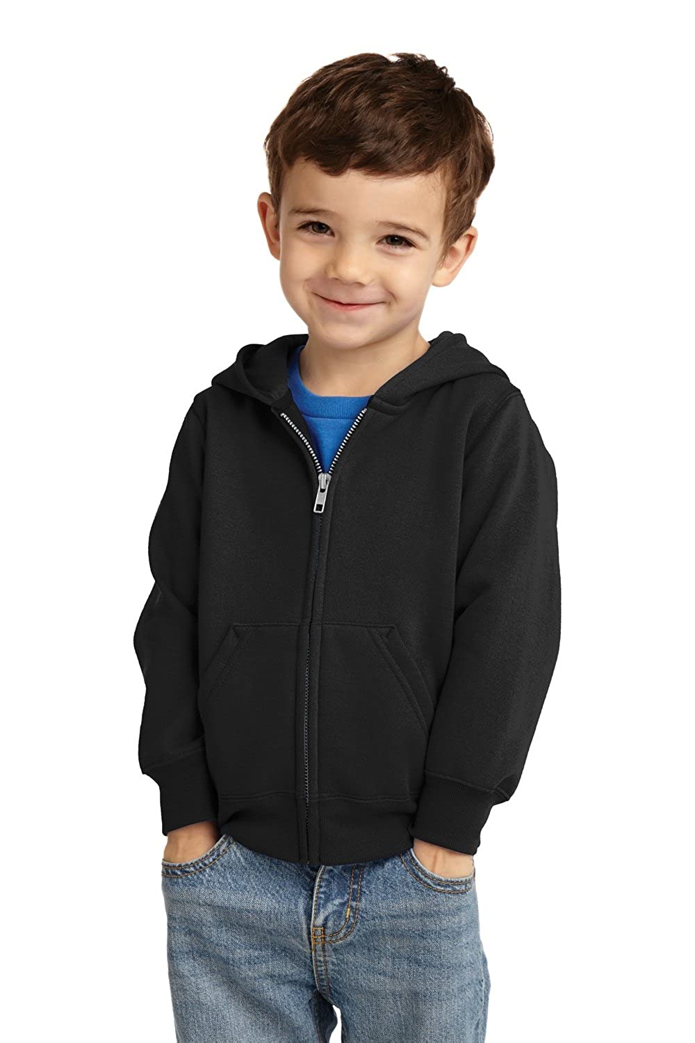 Armycrew Toddler Full-Zip Fleece Sweatshirt Basic Hoodie