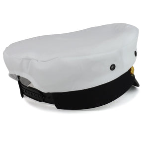 Armycrew Adult Size Cotton Yacht Captain Costume Sailor Hat