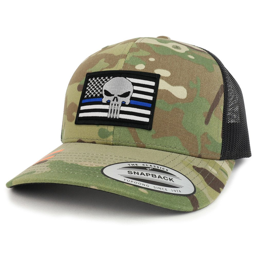 Armycrew Assorted USA Patch Camouflage Structured Trucker Mesh Baseball Cap