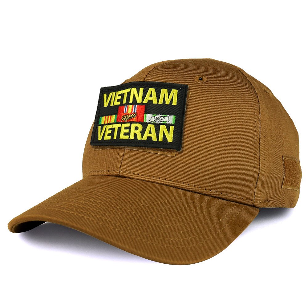 Armycrew USA Vietnam Veteran Tactical Patch Structured Operator Baseball Cap