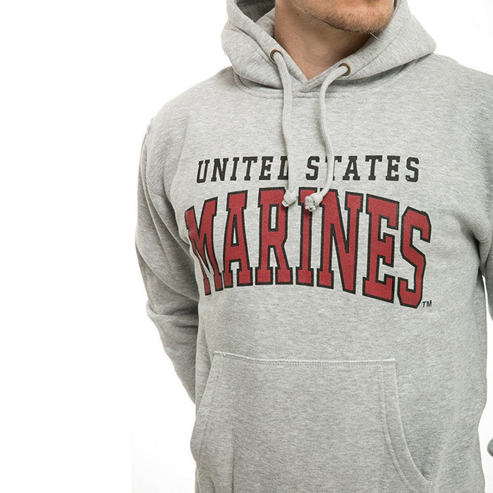 U.S. Military Fleece Pullover Hoodie - Marines