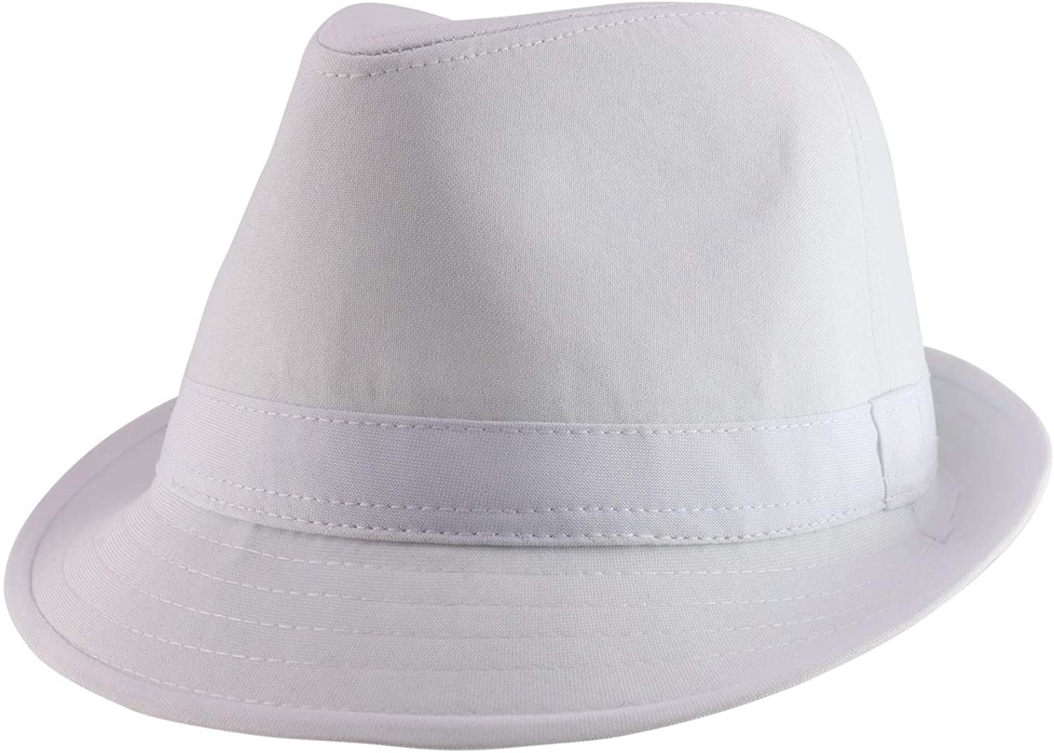 Lightweight Fashionable Poly Woven Classic Fedora Hat