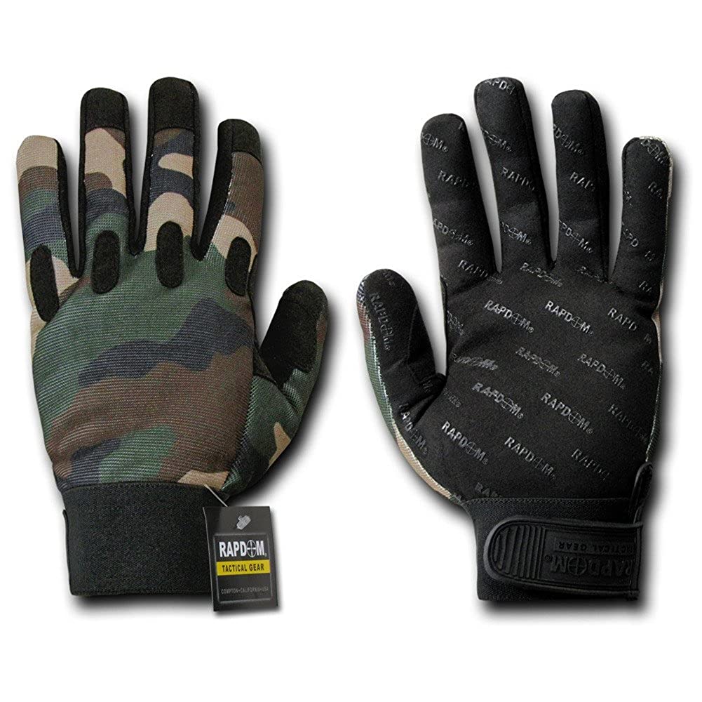 Camo Hunting Outdoor Protection Glove - Woodland