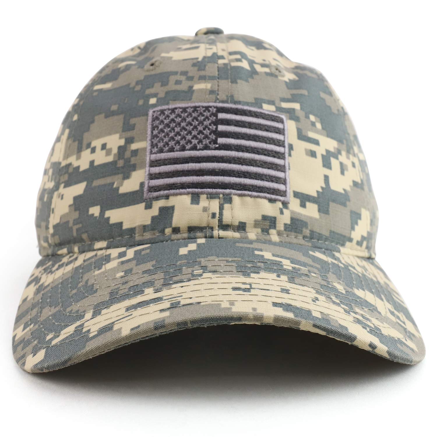 Rapid Dominance American Flag Embroidered Relaxed Cotton Adjustable Cap - ACU