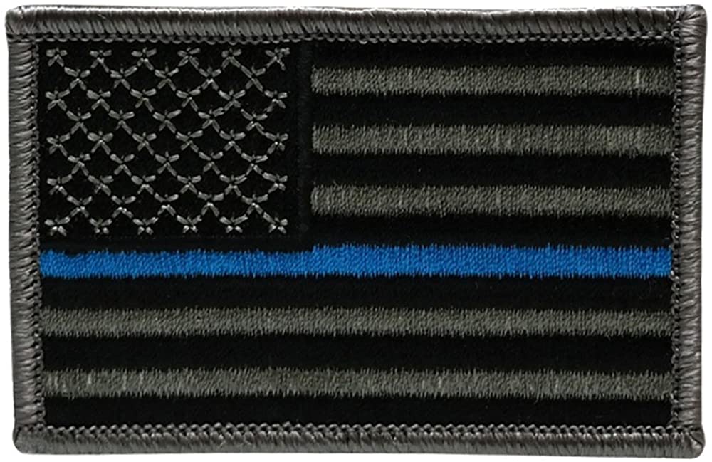 USA American Flag Embroidered Iron On Patch One Size