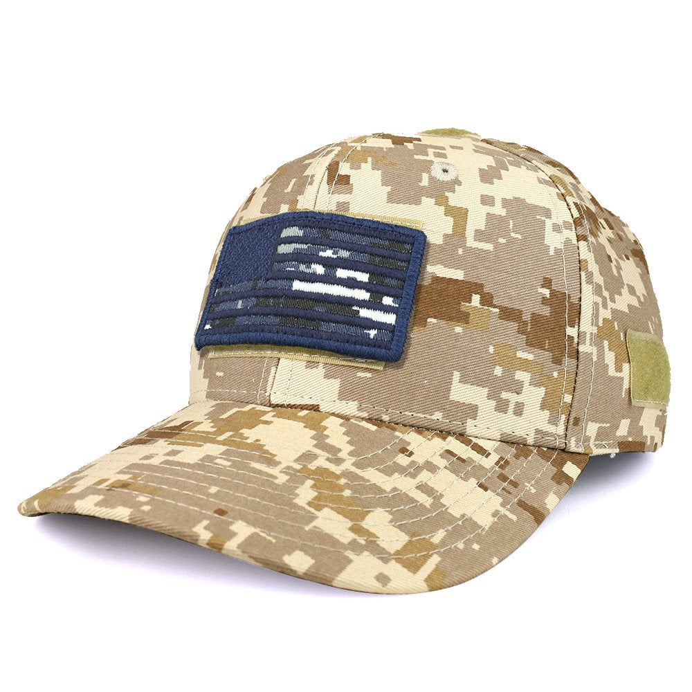 Armycrew USA NTG Flag Tactical Patch Structured Operator Baseball Cap
