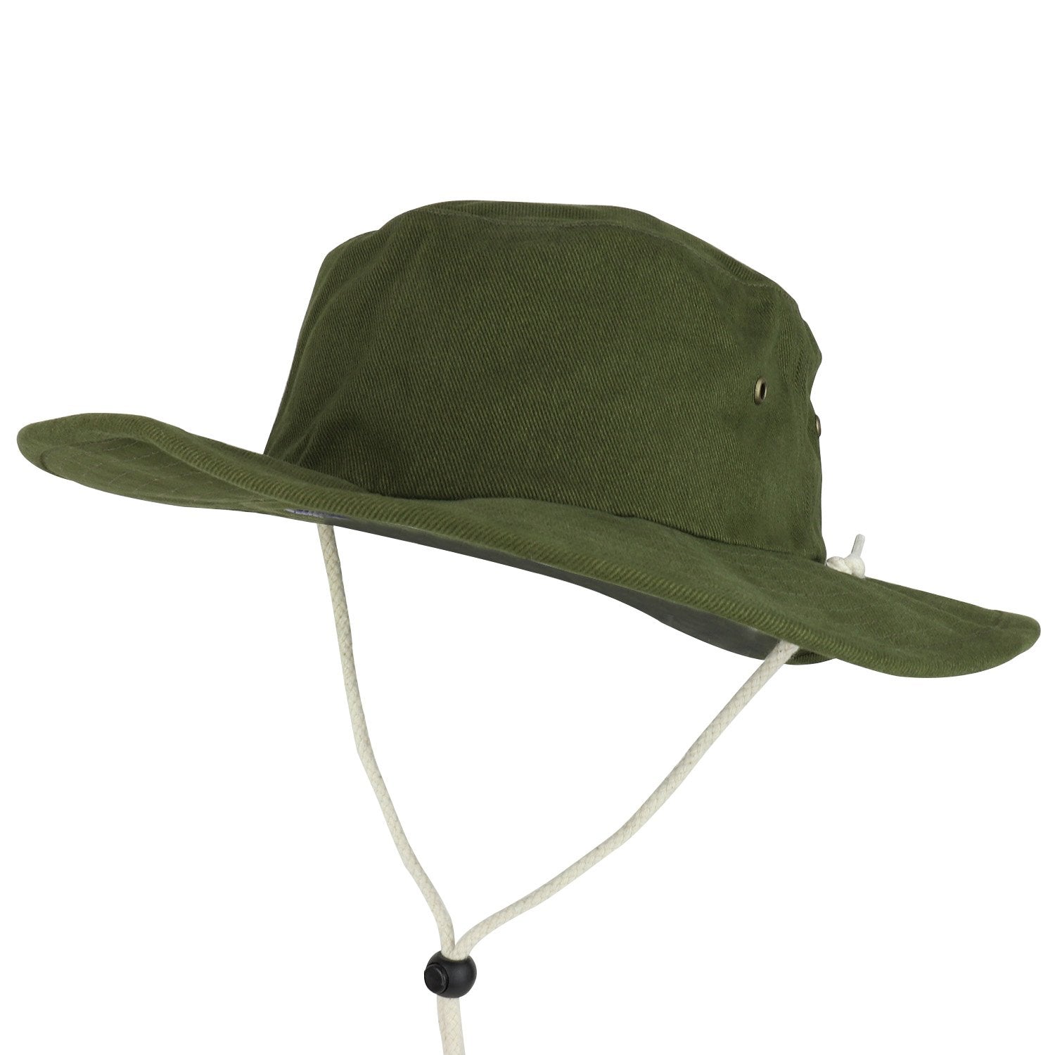 Armycrew Plain Aussie Cotton Chin Cord Fisherman's Hat