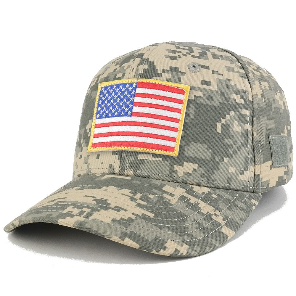 USA Flag Original Tactical Embroidered Patch Adjustable Structured Operator Cap