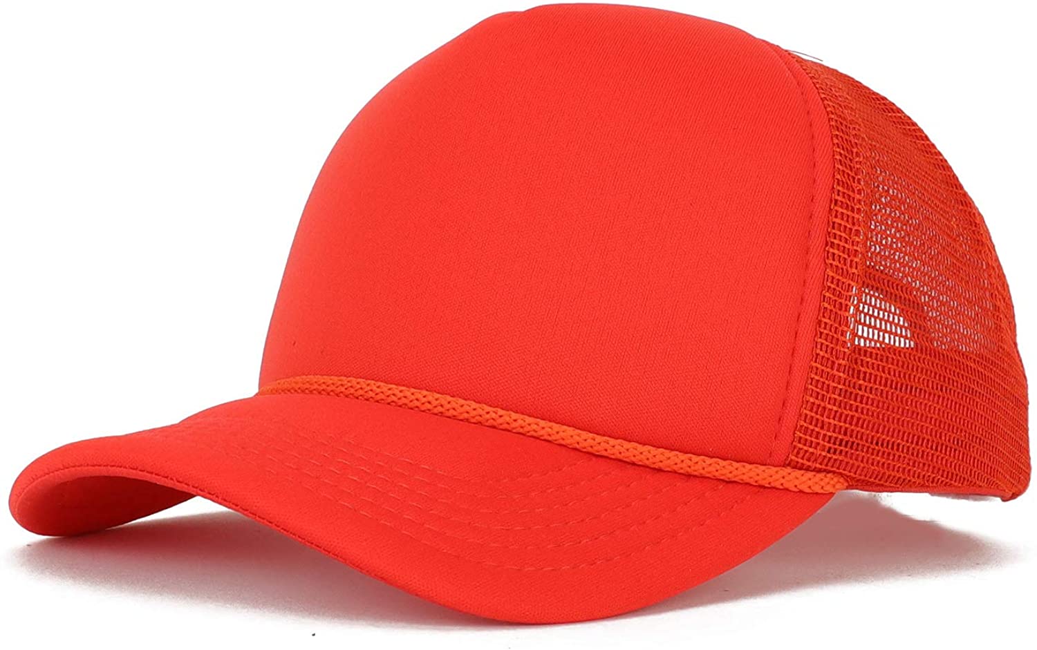 Armycrew Kid's Youth Size 5 Panel Structured Foam Mesh Trucker Cap