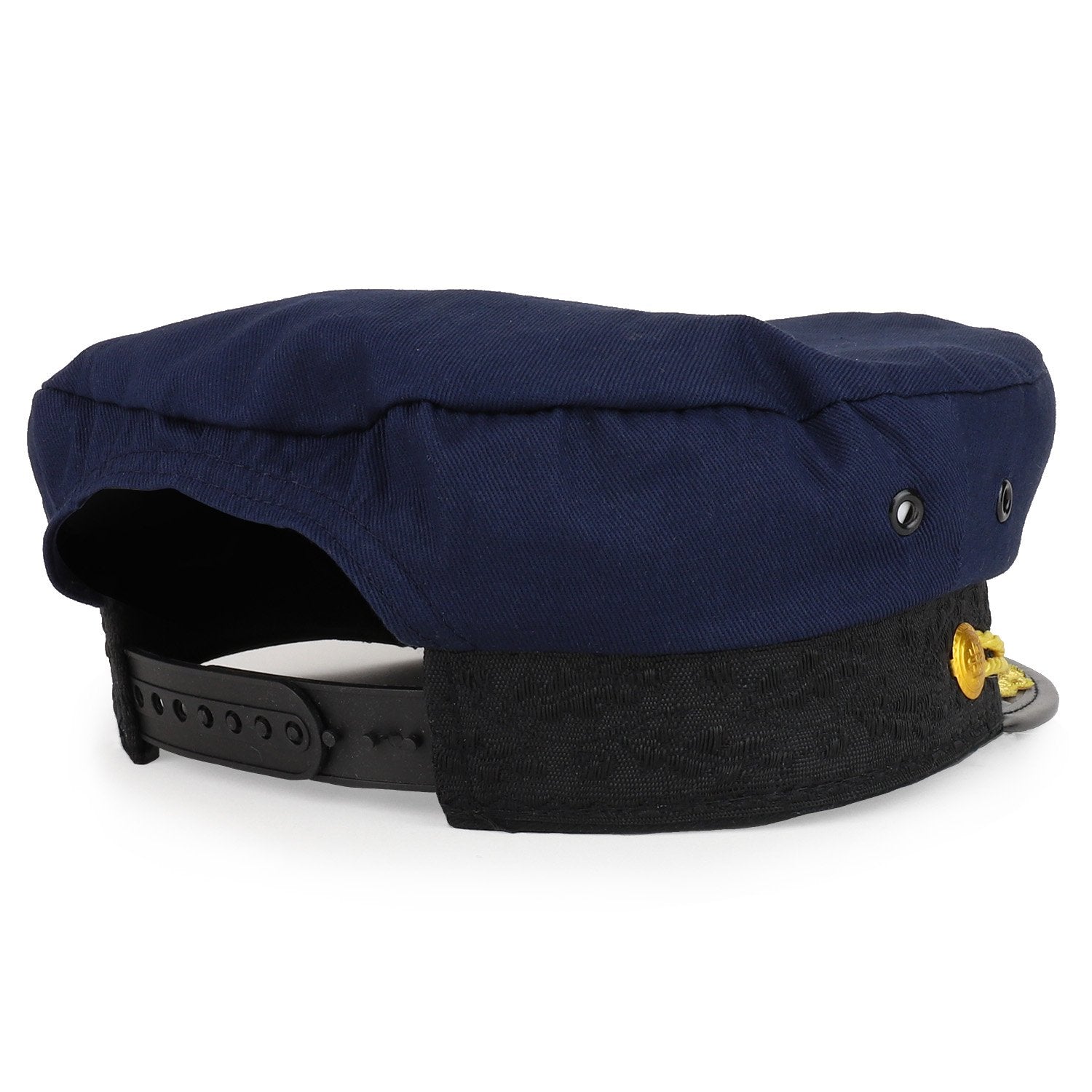 Armycrew Cotton Yacht Flagship Oak Leaf Captain Costume Sailor Hat