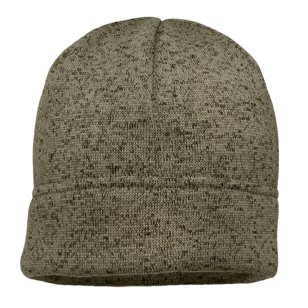 Armycrew Heathered Sweater Fleece Knit Beanie Winter Hat
