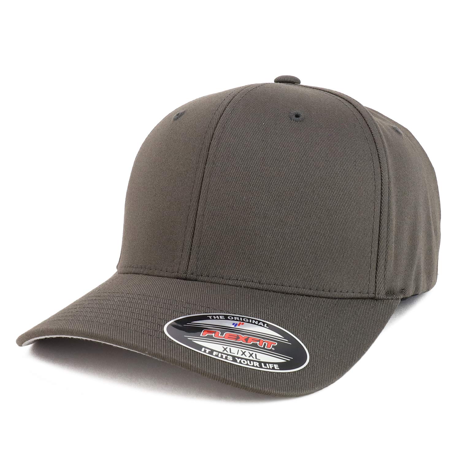 Armycrew 6 Panel Structured Stretch Fitted Baseball Cap from SM to 2XL
