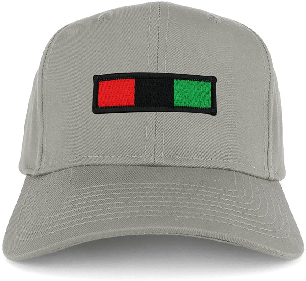 Africa Red Black Green Embroidered Iron on Patch Adjustable Baseball Cap