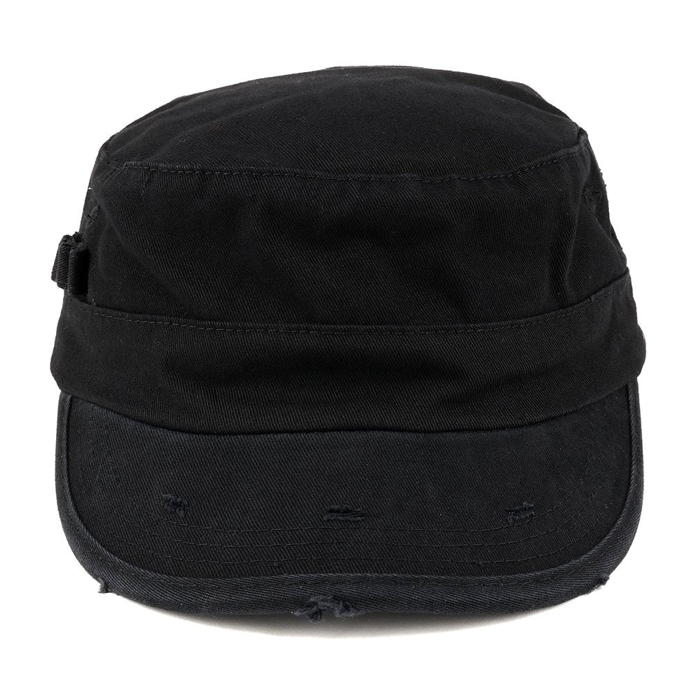 Washed Cotton Army BDU Style Fitted Military Cap L-XL