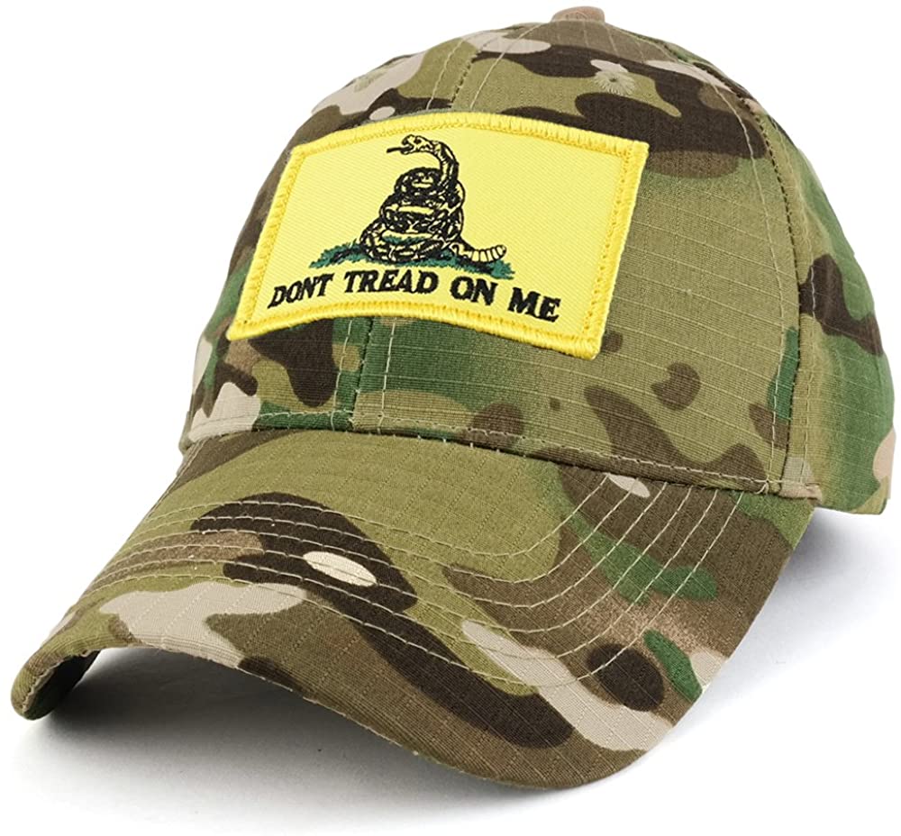 Dont Tread on Me, Gadsden Snake Embroidered Tactical Patch with Adjustable Operator Cap