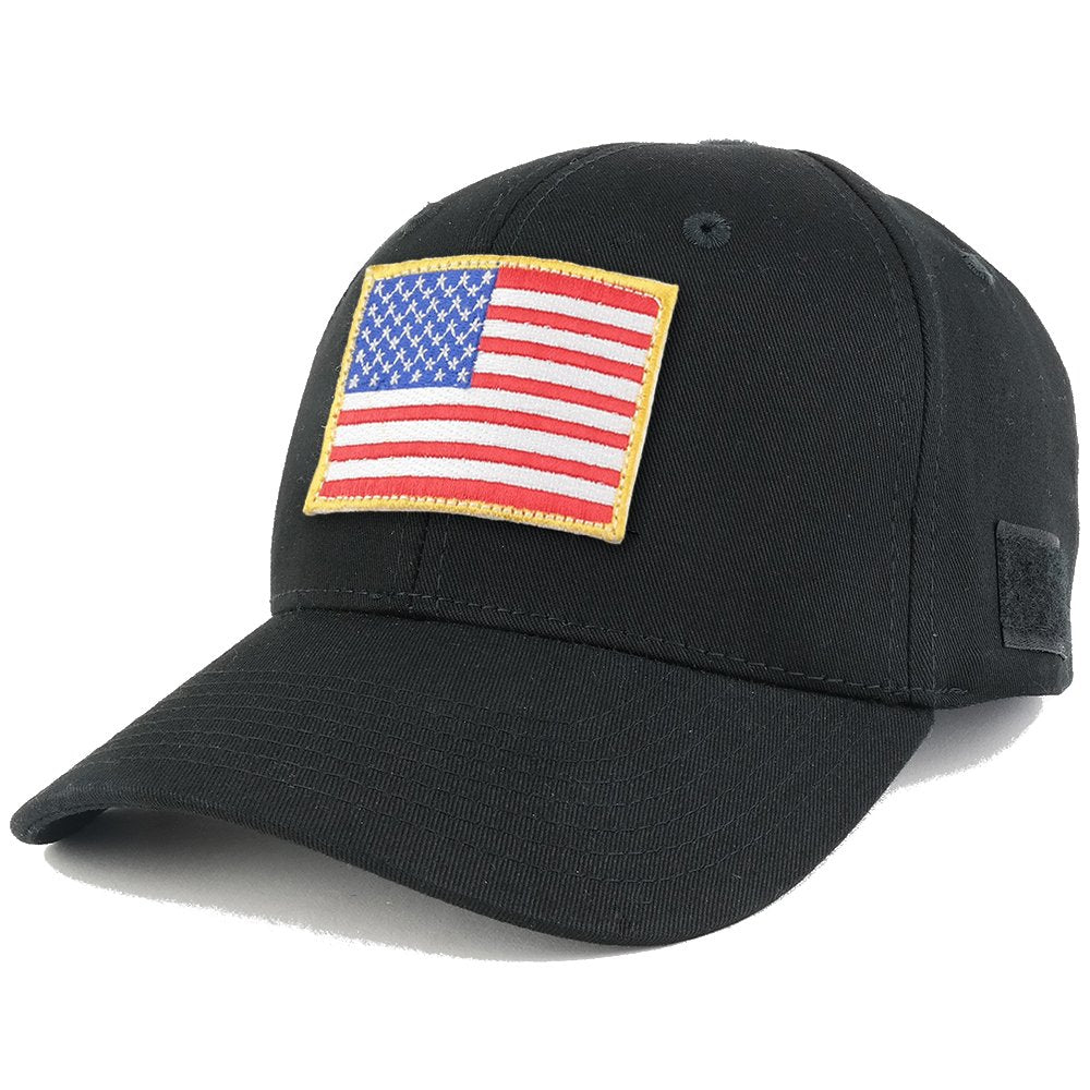 USA Flag Original Tactical Embroidered Patch Adjustable Structured Operator Cap