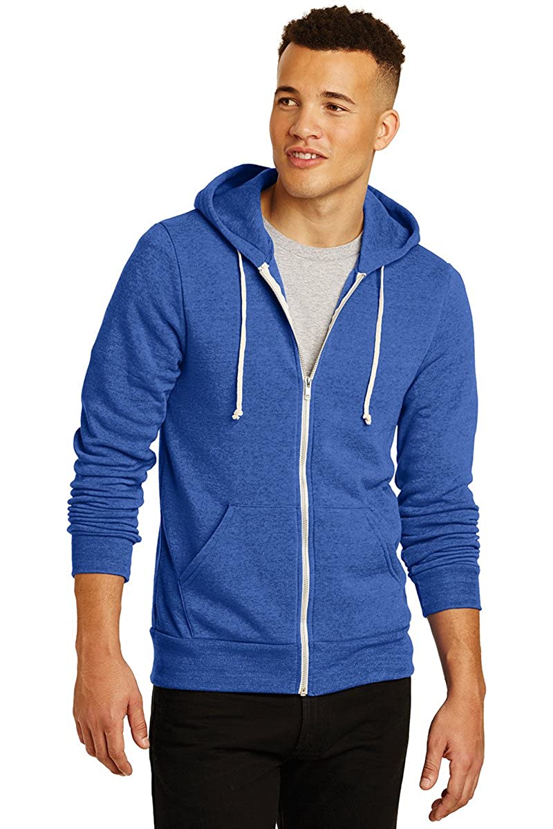 Men's Warm Lightweight Eco-Fleece Zip Up Hoodie