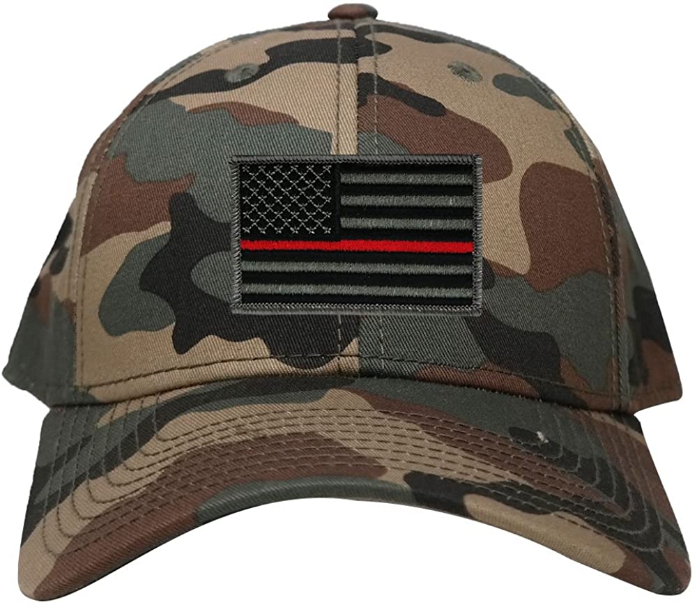 ARMYCREW Low Profile US American Flag Patch Camo Cap - WDL