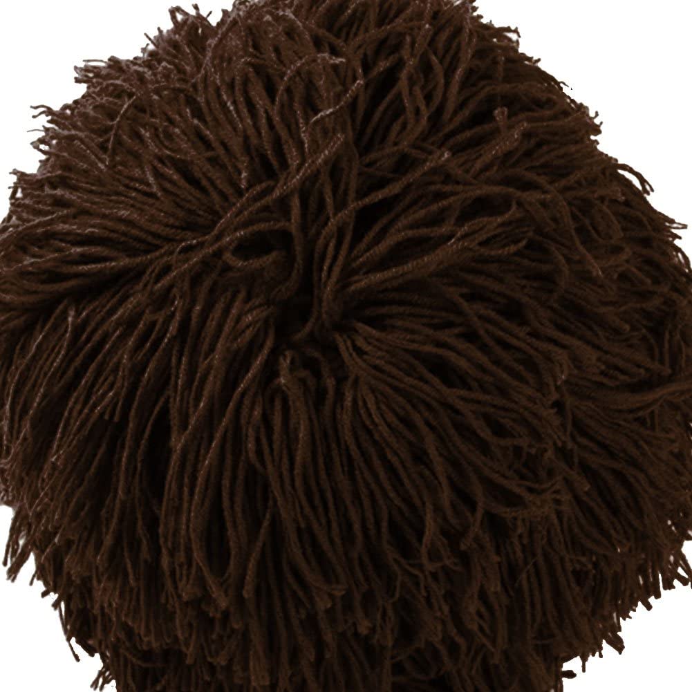 Armycrew Caveman Beard Beanie Wig for Halloween Fun Party for Youth to Adult
