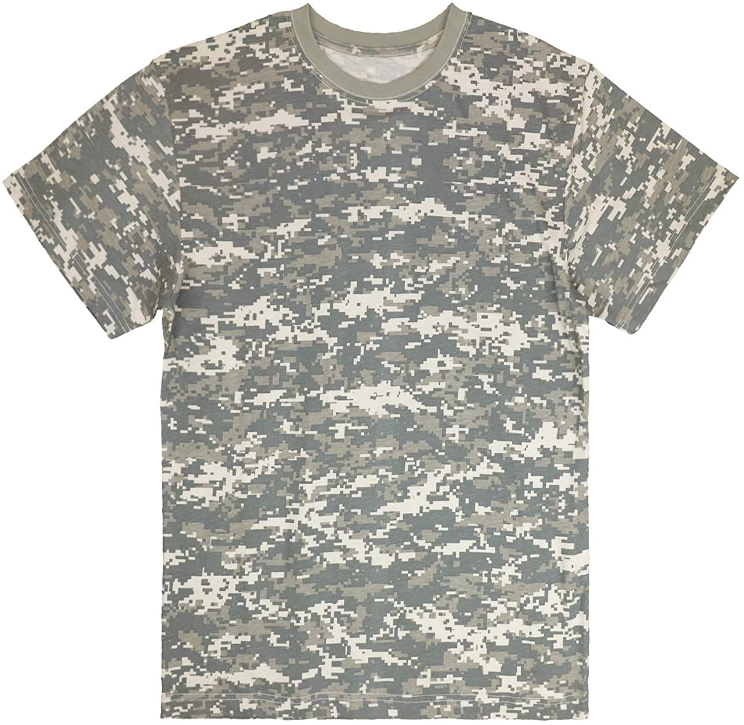 Armycrew Slim Fit Gi Military Classic Short Sleeve Camo T Shirts Small / ACU