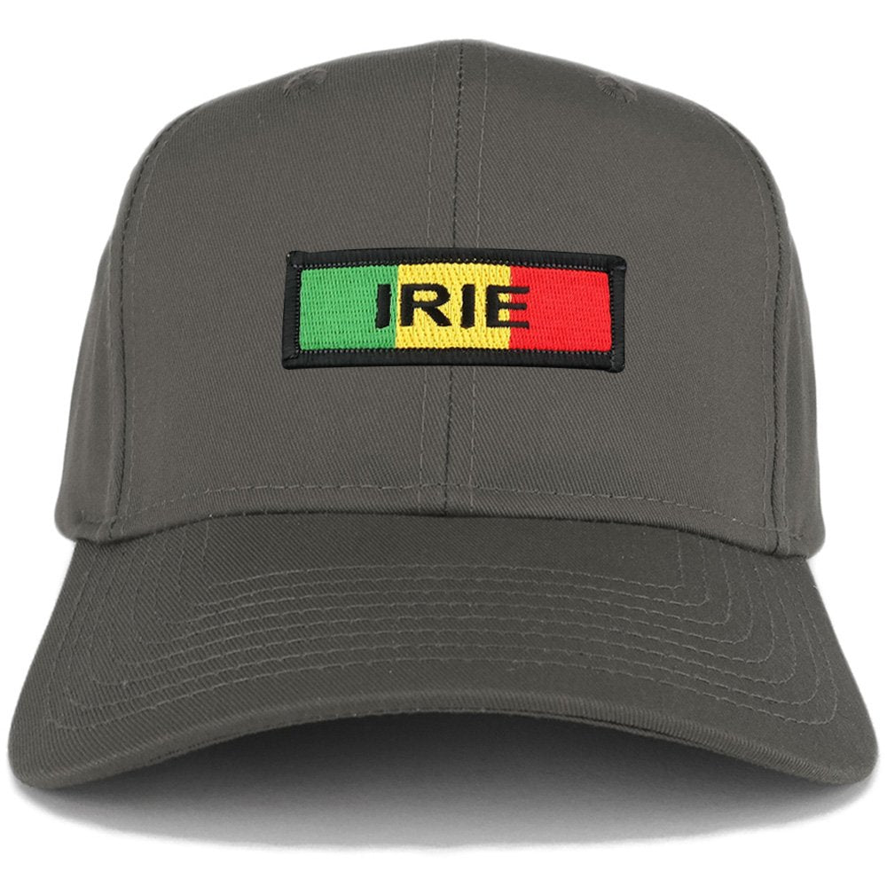 Irie Green Yellow Red Embroidered Iron on Patch Adjustable Baseball Cap