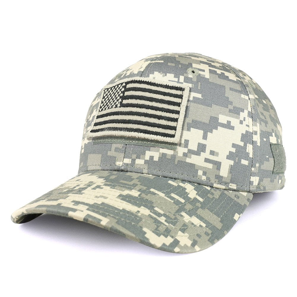 Armycrew USA Stone Flag Tactical Patch Structured Baseball Cap