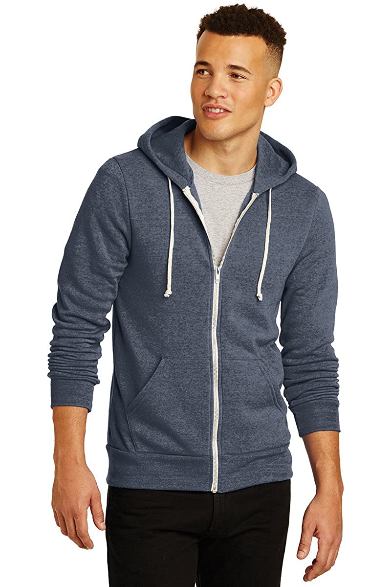 Men's Warm Lightweight Eco-Fleece Zip Up Hoodie