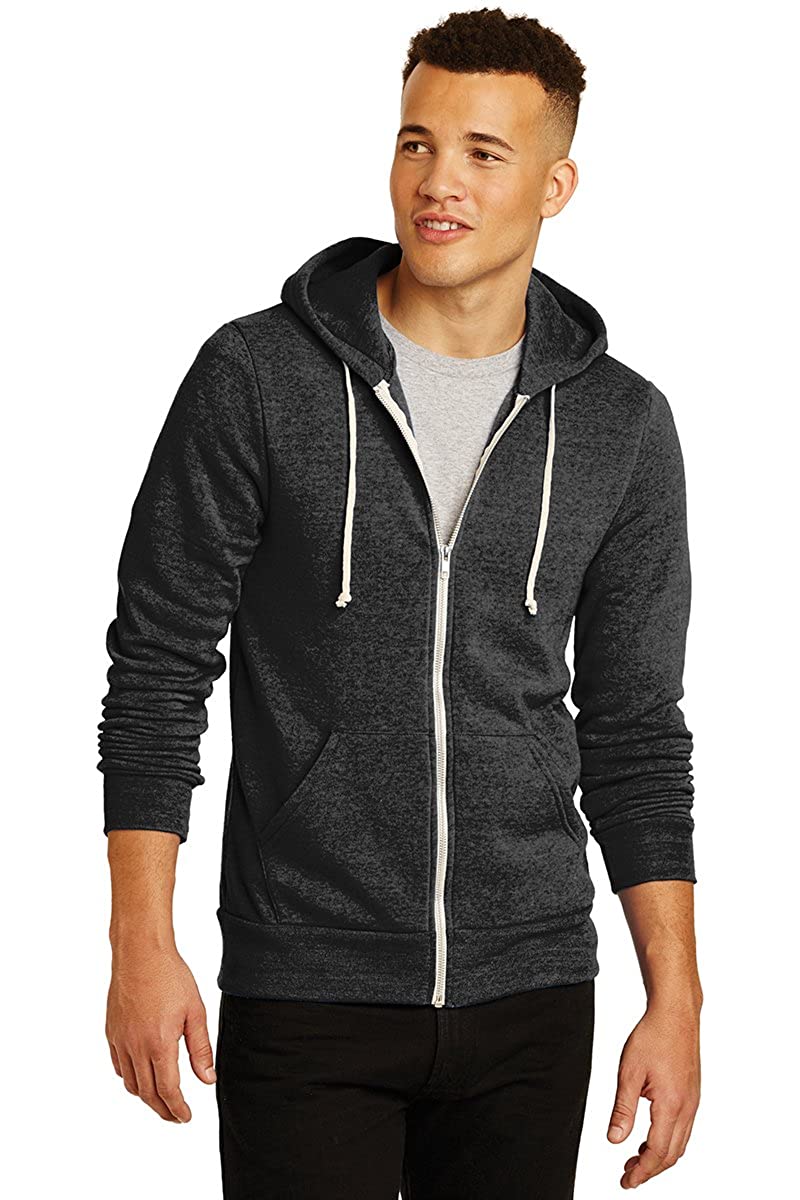 Men's Warm Lightweight Eco-Fleece Zip Up Hoodie