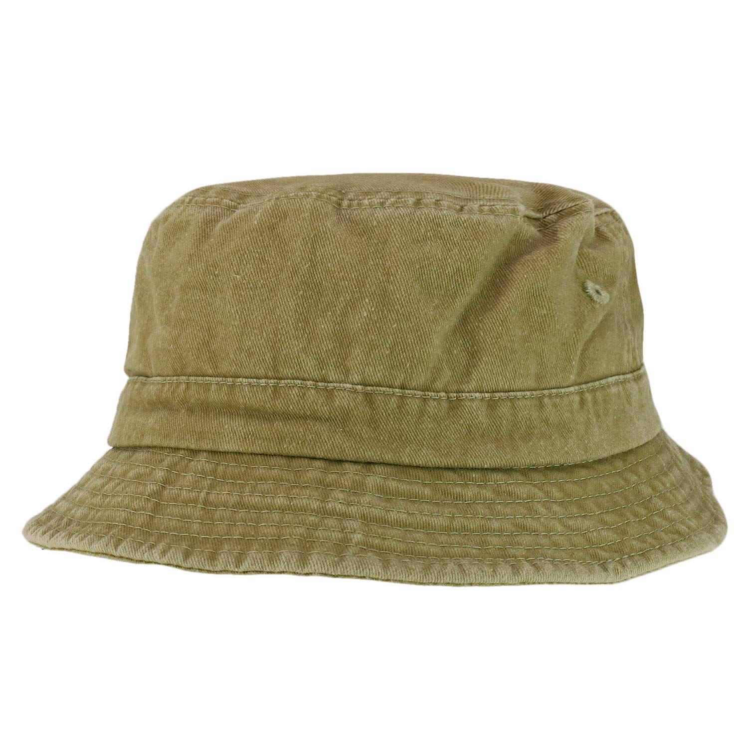 100% Cotton Pigment Dyed Washed Bucket Hat with Air Vents, Packable Pigment Dyed Washed 100% Cotton Unisex Bucket Hat - FREE  main image 4
