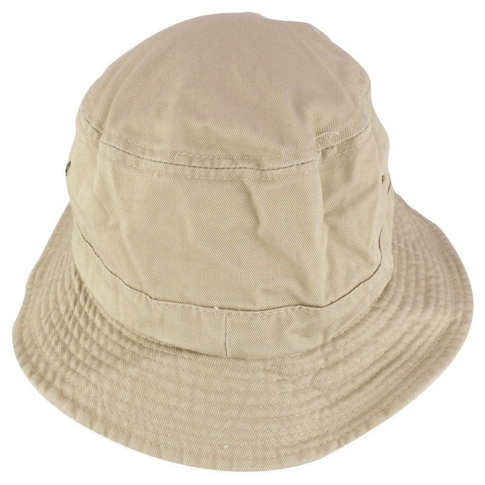 Armycrew Frayed USA Flag Washed Style Twill Cotton Bucket Hat