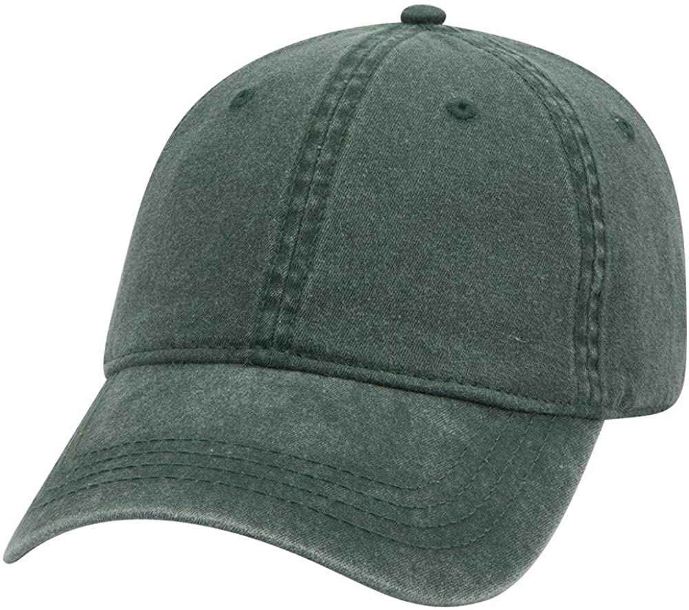 Armycrew Low Profile Unstructured Pigment Dyed Washed Basic Cotton Cap