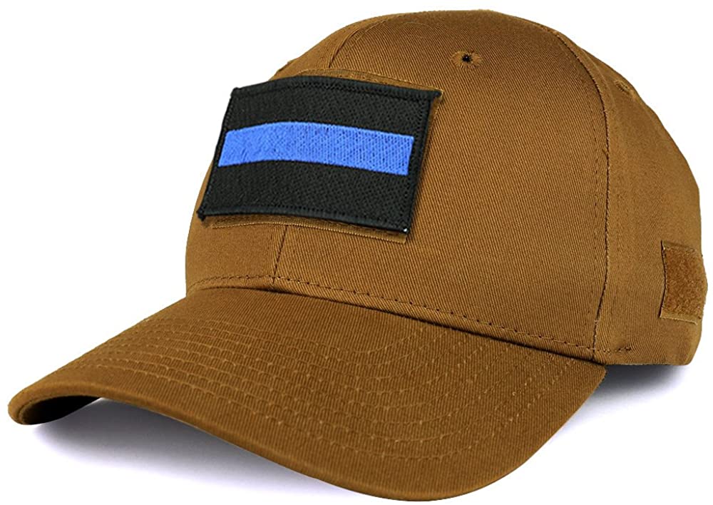 Armycrew USA One Thin Blue Flag Tactical Patch Structured Operator Baseball Cap